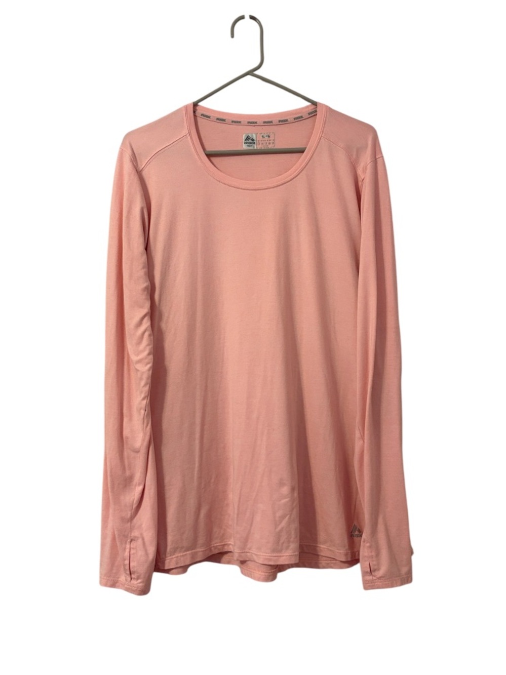 Reebok Pale Pink Performance Athletic Long Sleeve